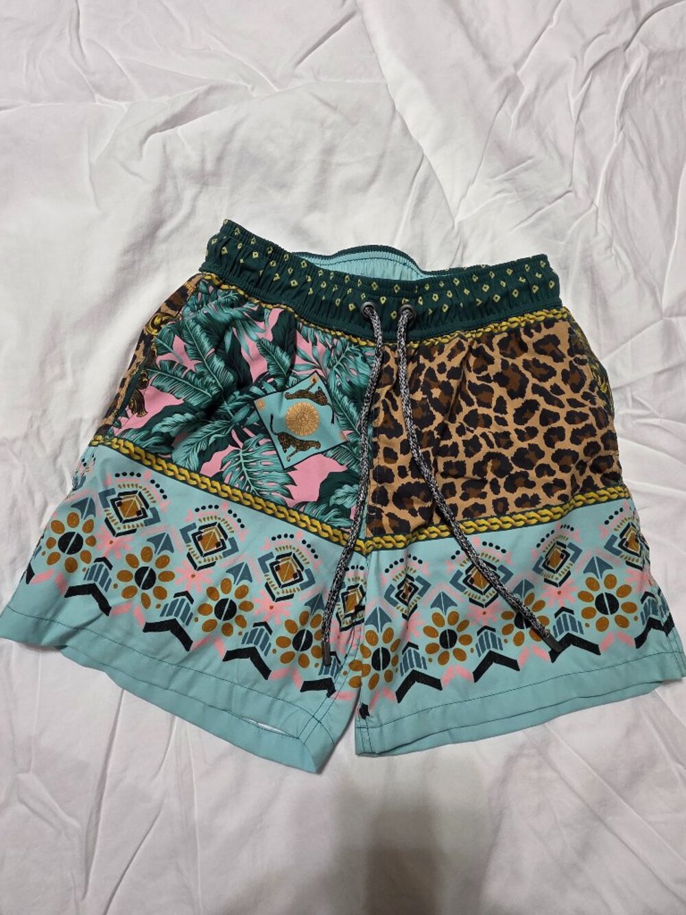Geometric Swim Trunks